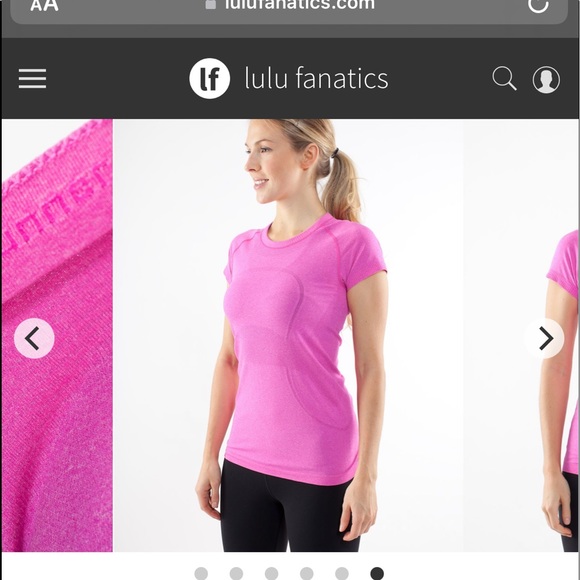 lululemon athletica Tops - Lululemon swiftly tech pink